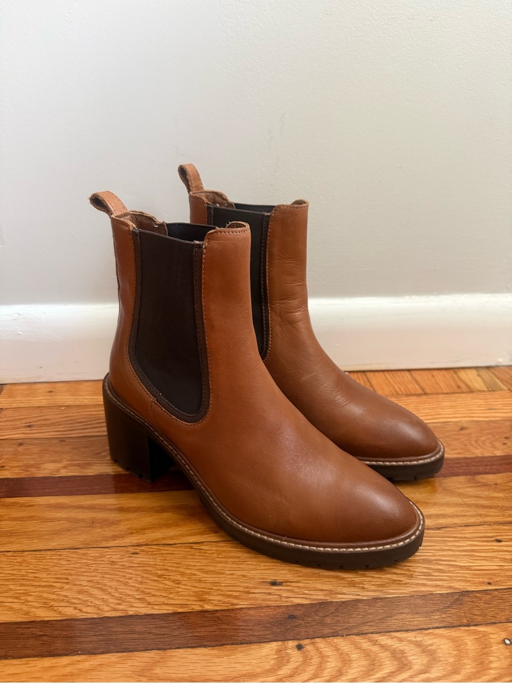 Women's Knockout High Heel Chelsea Boot In Toffee Tan